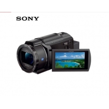 索尼（SONY）FDR-AX45A 家用/直播4K高清數(shù)碼攝像機 /DV/攝影機/錄像機（含128G卡+三腳架+包+UV鏡+備用電池+充電器）