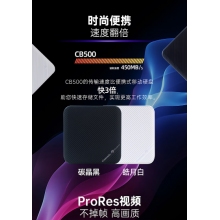 希捷CB500加密移動(dòng)固態(tài)硬盤(pán) 黑色 1TB(USB-C線(xiàn)）)