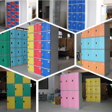 ABS塑料更衣柜（16格）支持定制，多色可選