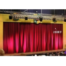 舞臺電動幕布  定做（加厚意大利絨布，軌道，杜亞舞臺專用電機ID100-WF，遙控器）